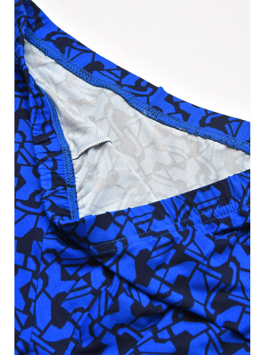 Боксеры мужские тёмно-синего цвета с принтом 211655C