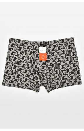 Боксеры мужские черного цвета с принтом 211656C