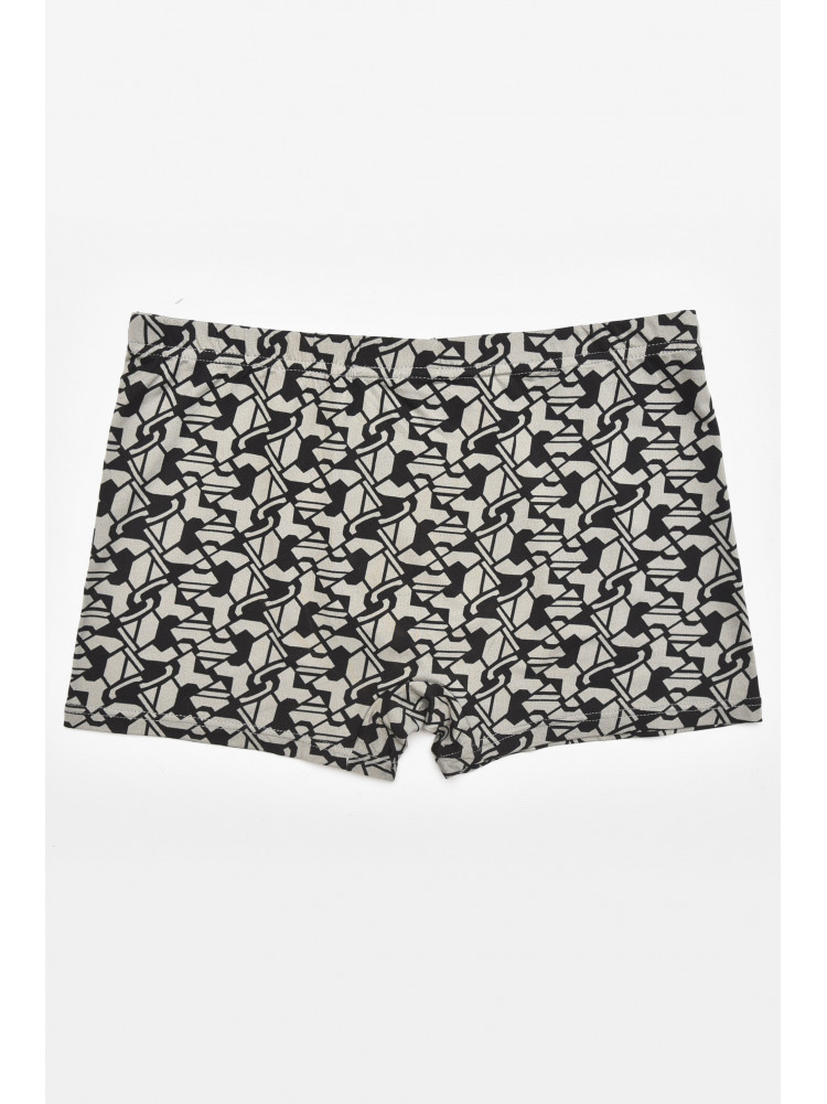 Боксеры мужские черного цвета с принтом 211656C