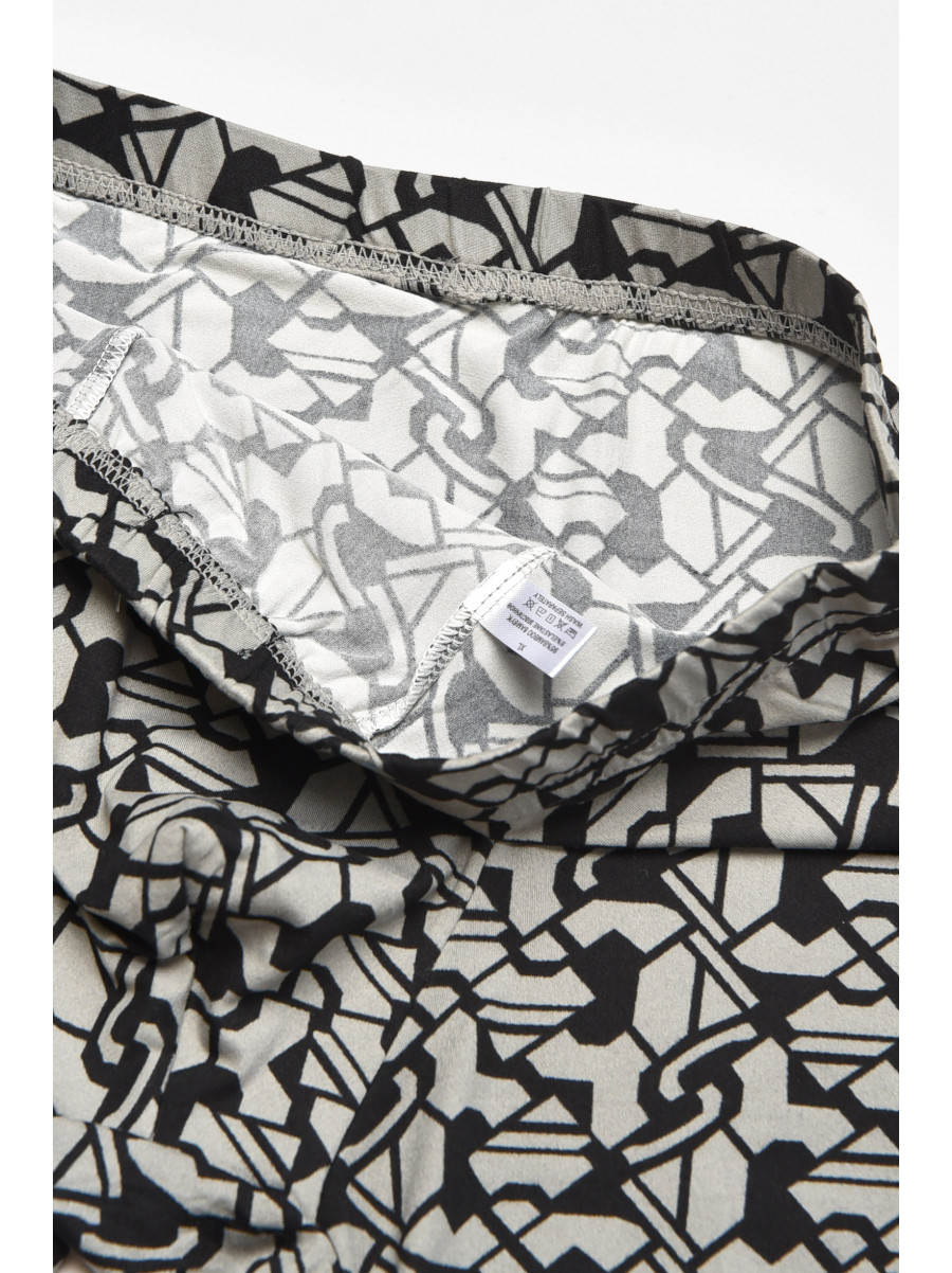 Боксеры мужские черного цвета с принтом 211656C