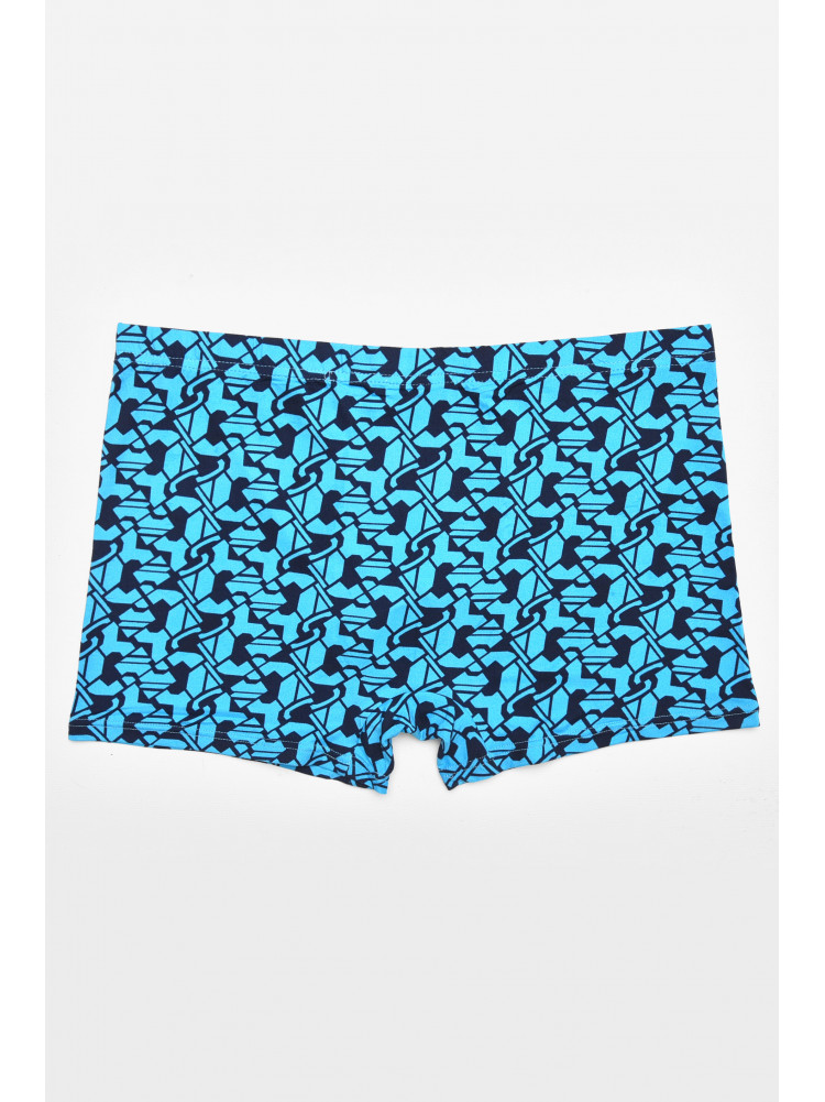 Боксеры мужские тёмно-синего цвета с принтом 211657C