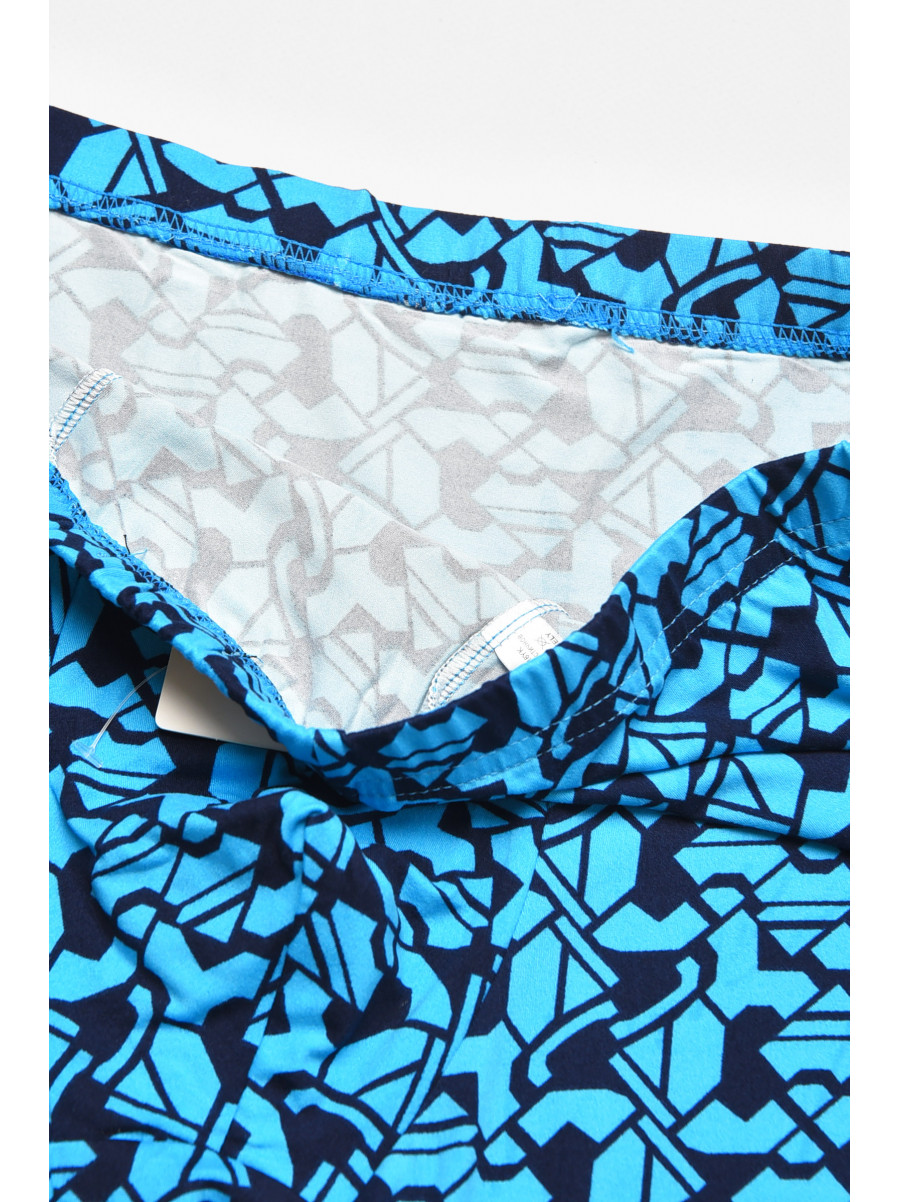 Боксеры мужские тёмно-синего цвета с принтом 211657C