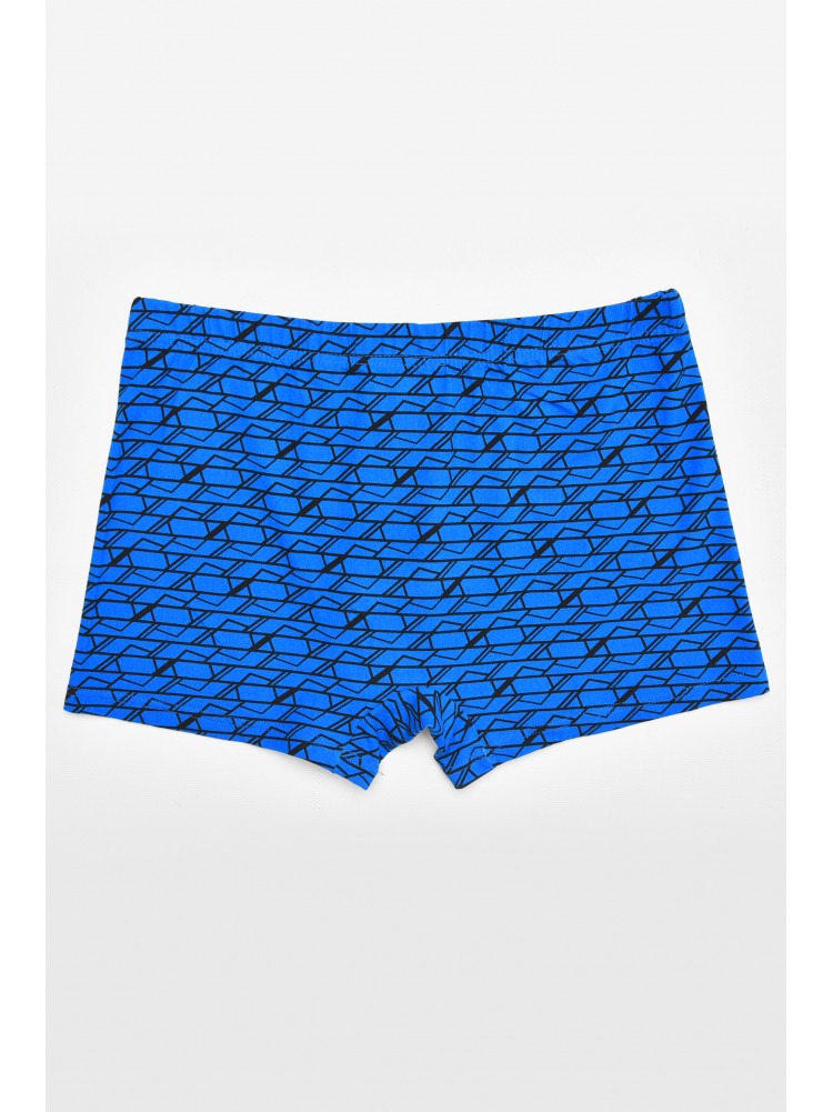 Боксеры мужские синего цвета с принтом 211658C