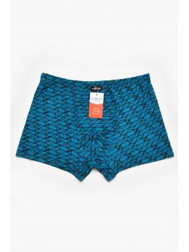 Боксеры мужские зелёного цвета с принтом 211659C