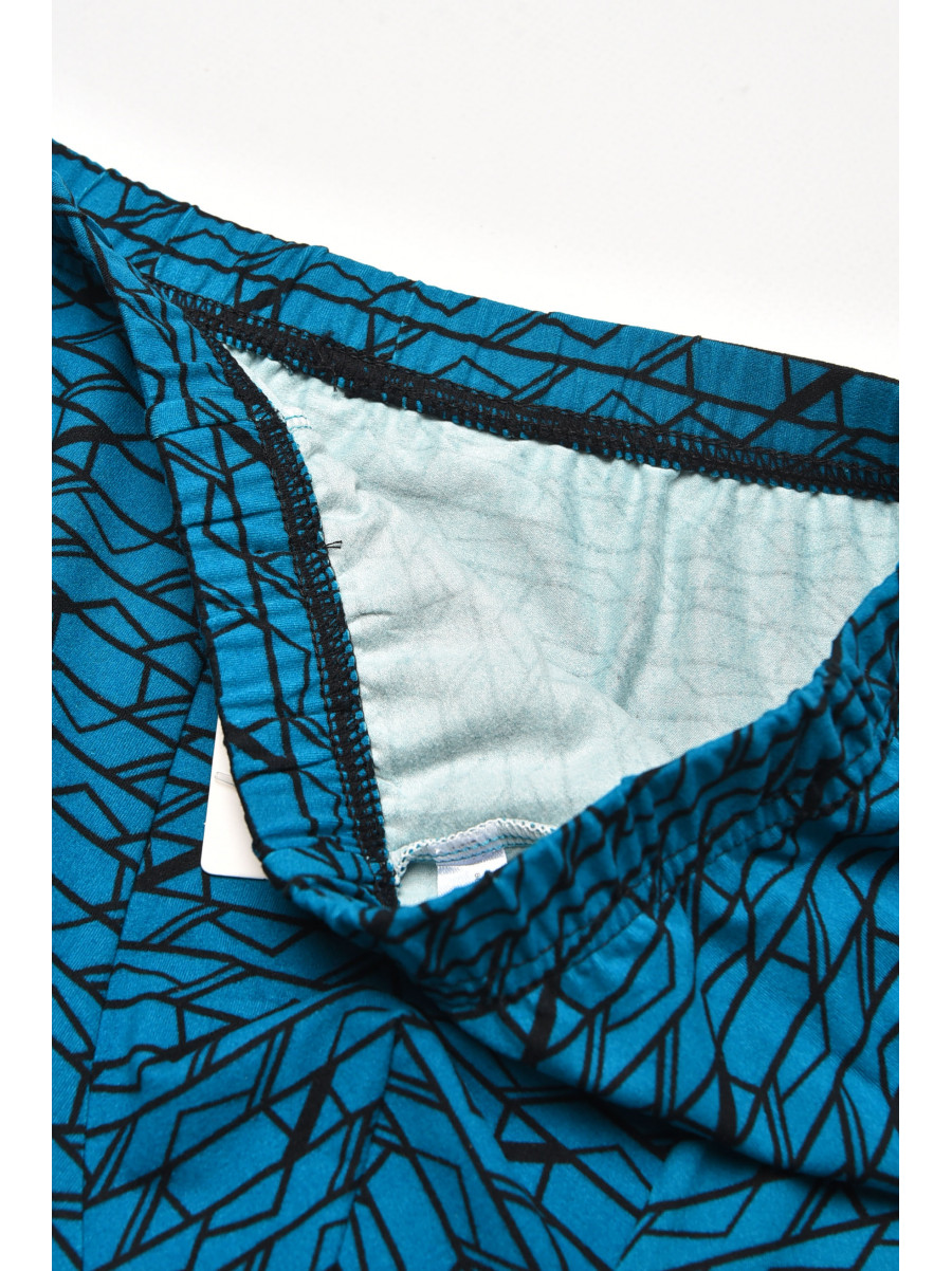 Боксеры мужские зелёного цвета с принтом 211659C