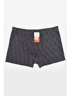 Боксеры мужские тёмно-серого цвета с принтом 211660C