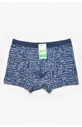 Боксеры мужские синего цвета с принтом 1010 211665C