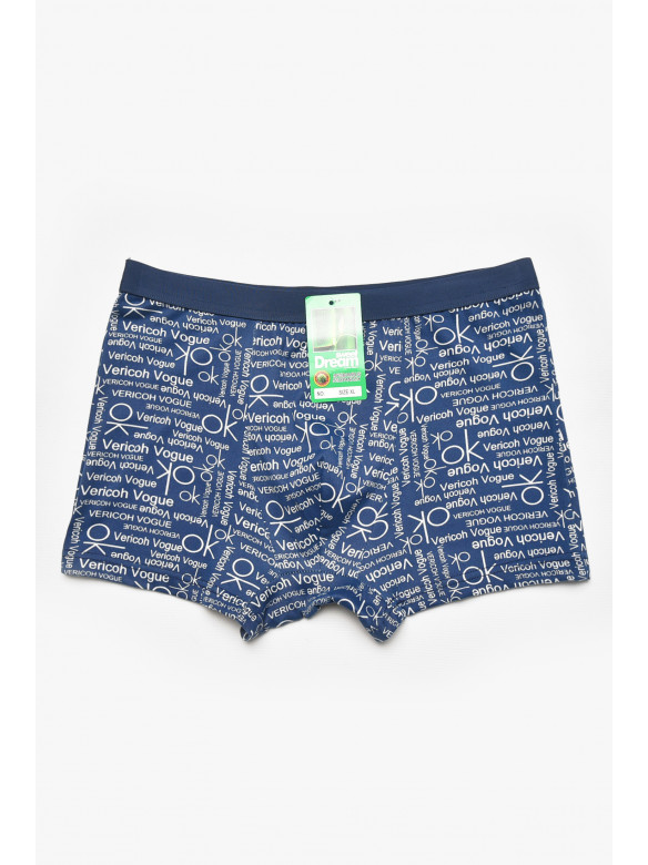 Боксеры мужские синего цвета с принтом 1010 211665C