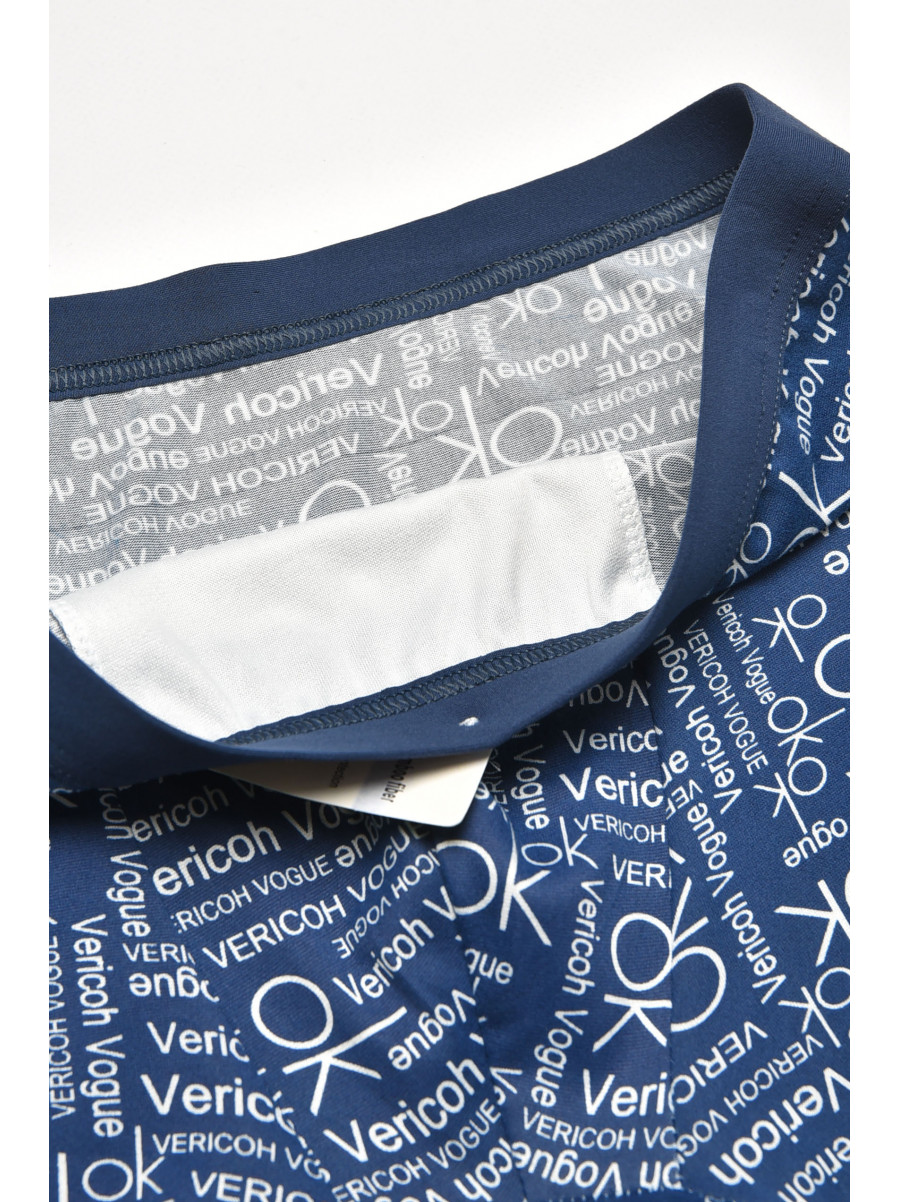 Боксеры мужские синего цвета с принтом 1010 211665C