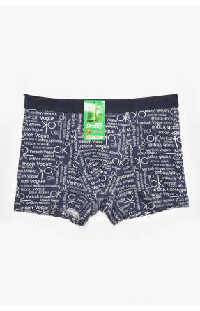 Боксеры мужские тёмно-синего цвета с принтом 1010 211666C Боксеры мужские тёмно-синего цвета с принтом 1010 211666C