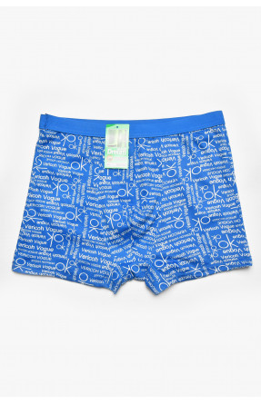 Боксеры мужские синего цвета с принтом 1010 211667C