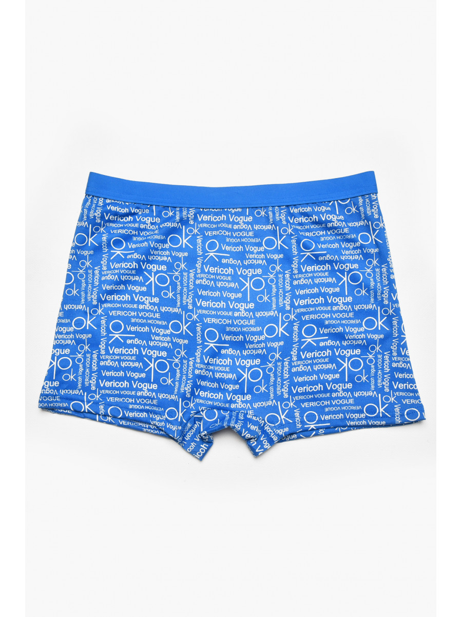 Боксеры мужские синего цвета с принтом 1010 211667C