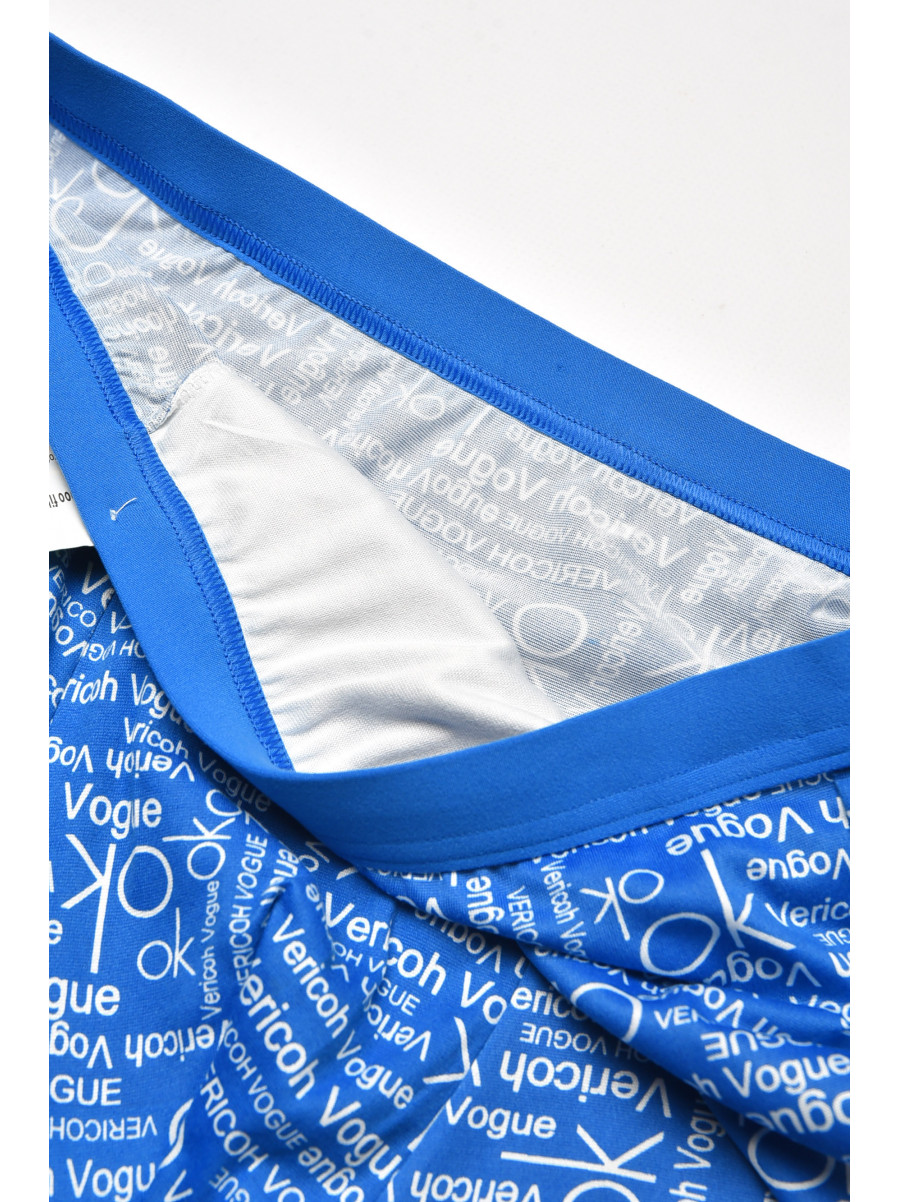 Боксеры мужские синего цвета с принтом 1010 211667C