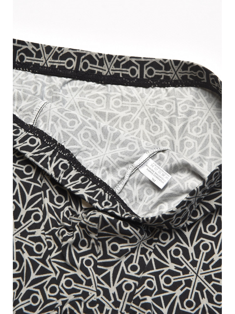 Боксеры мужские черного цвета с принтом 211668C