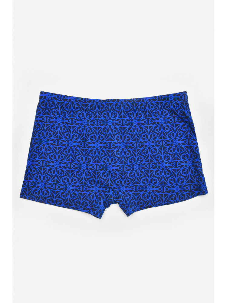 Боксеры мужские тёмно-синего цвета с принтом 211669C