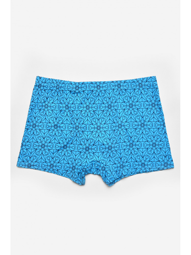 Боксеры мужские голубого цвета с принтом 211670C