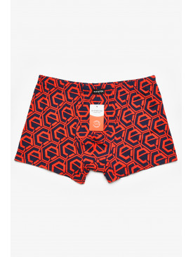 Боксеры мужские тёмно-синего цвета с принтом 211673C