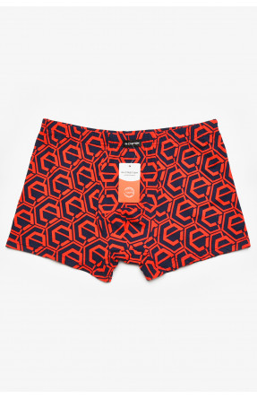 Боксеры мужские тёмно-синего цвета с принтом 211673C