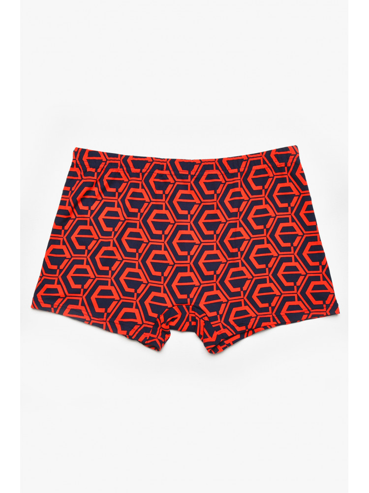 Боксеры мужские тёмно-синего цвета с принтом 211673C