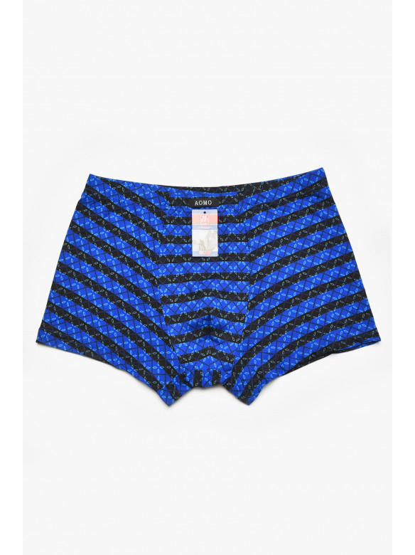 Боксеры мужские черного цвета с принтом 211674C