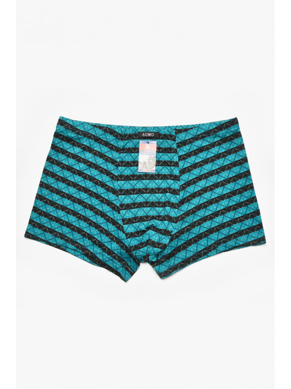 Боксеры мужские черного цвета с принтом 211675C