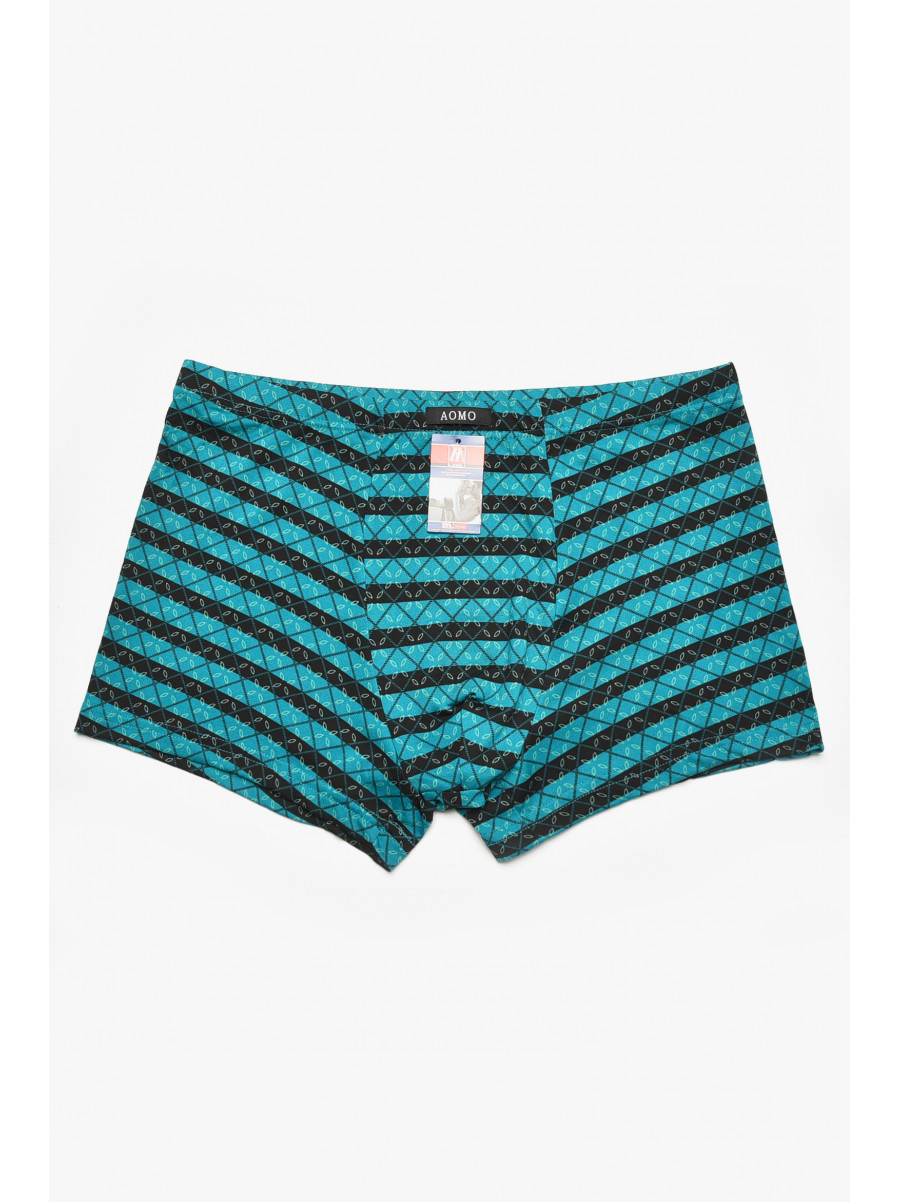 Боксеры мужские черного цвета с принтом 211675C