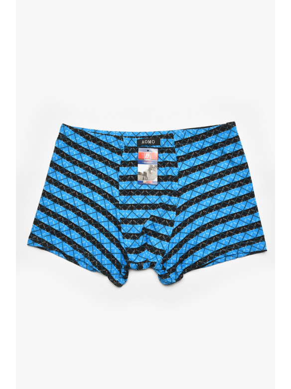 Боксеры мужские черного цвета с принтом 211676C