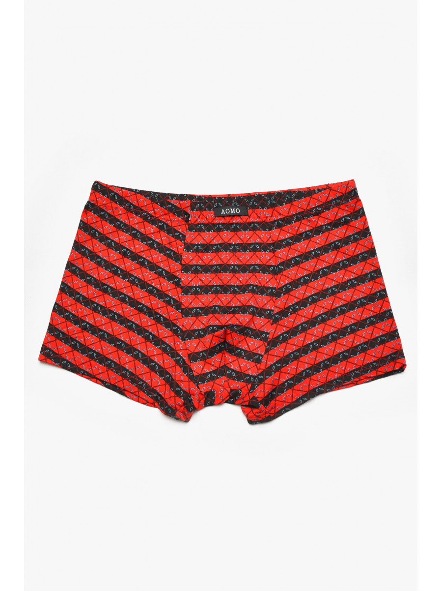 Боксеры мужские черного цвета с принтом 211677C