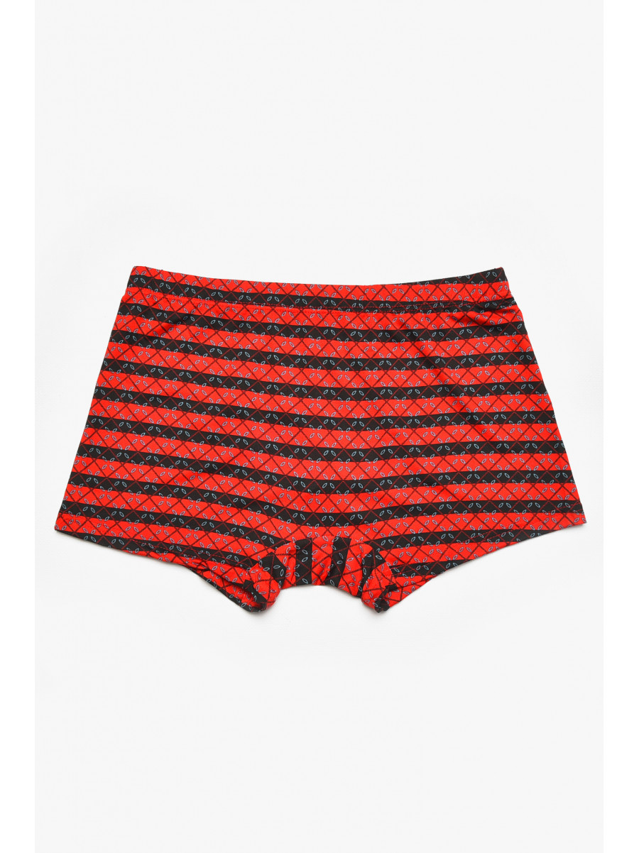 Боксеры мужские черного цвета с принтом 211677C