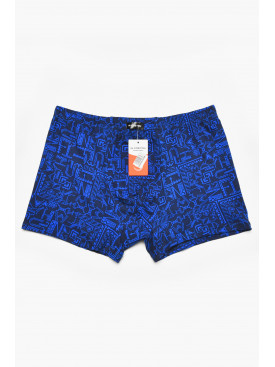 Боксеры мужские тёмно-синего цвета с принтом 211680C Боксеры мужские тёмно-синего цвета с принтом 211680C