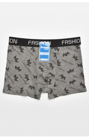 Боксеры мужские серого цвета с принтом B3130 211683C