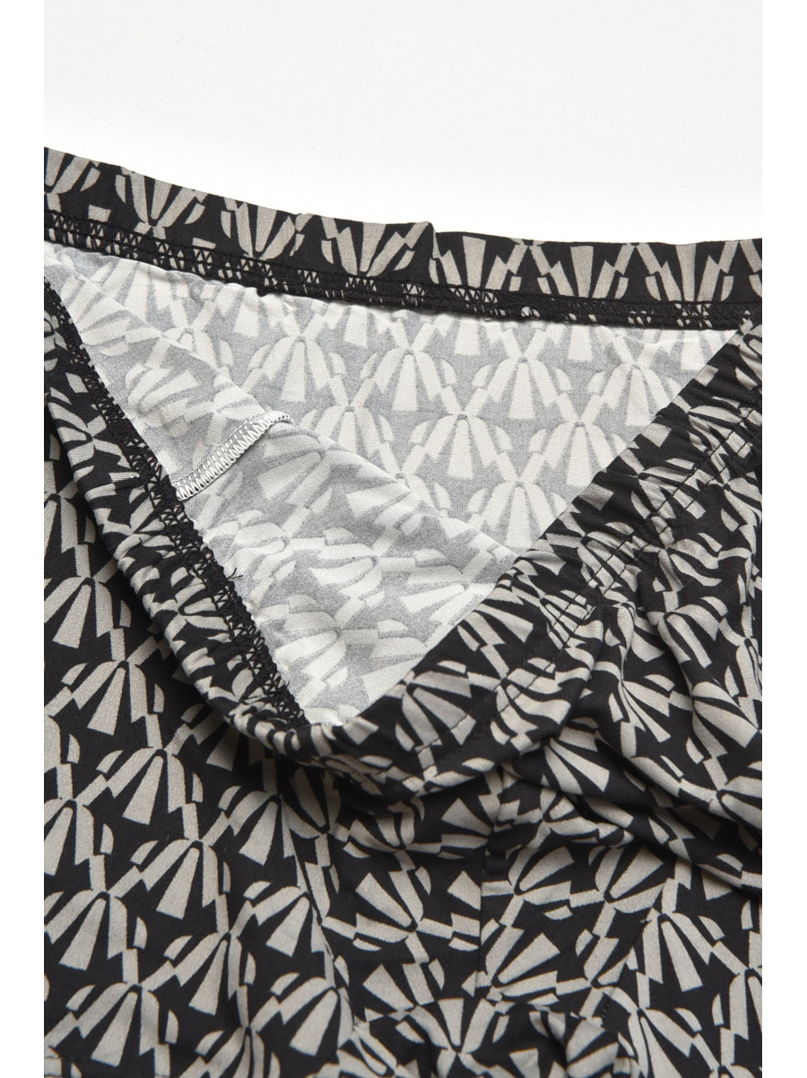 Боксеры мужские черного цвета с принтом 211685C