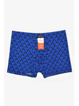 Боксеры мужские тёмно-синего цвета с принтом 211686C