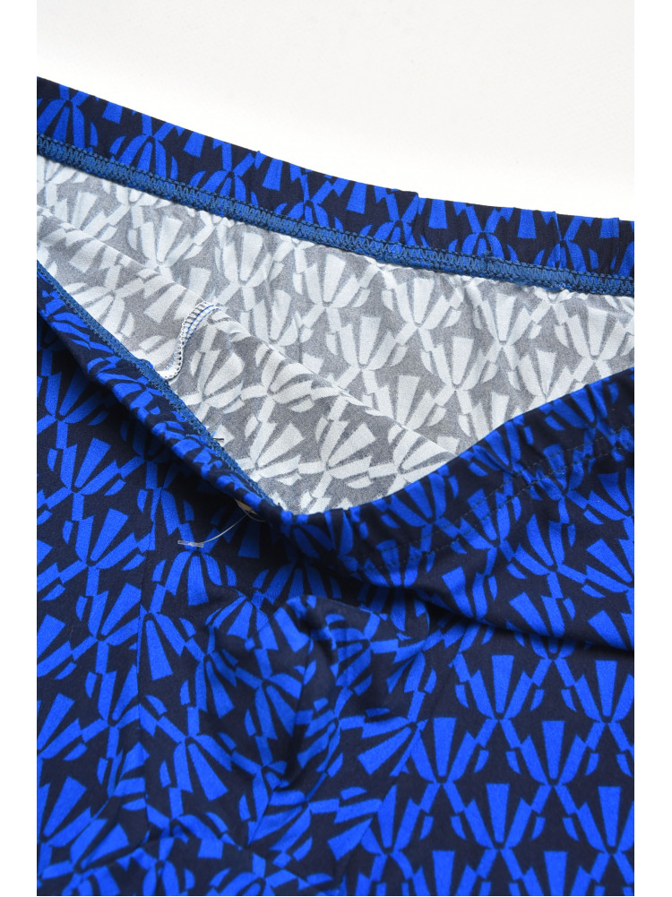 Боксеры мужские тёмно-синего цвета с принтом 211686C