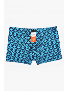 Боксеры мужские тёмно-синего цвета с принтом 211687C