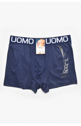 Боксеры мужские тёмно-синего цвета с принтом D5104 211691C