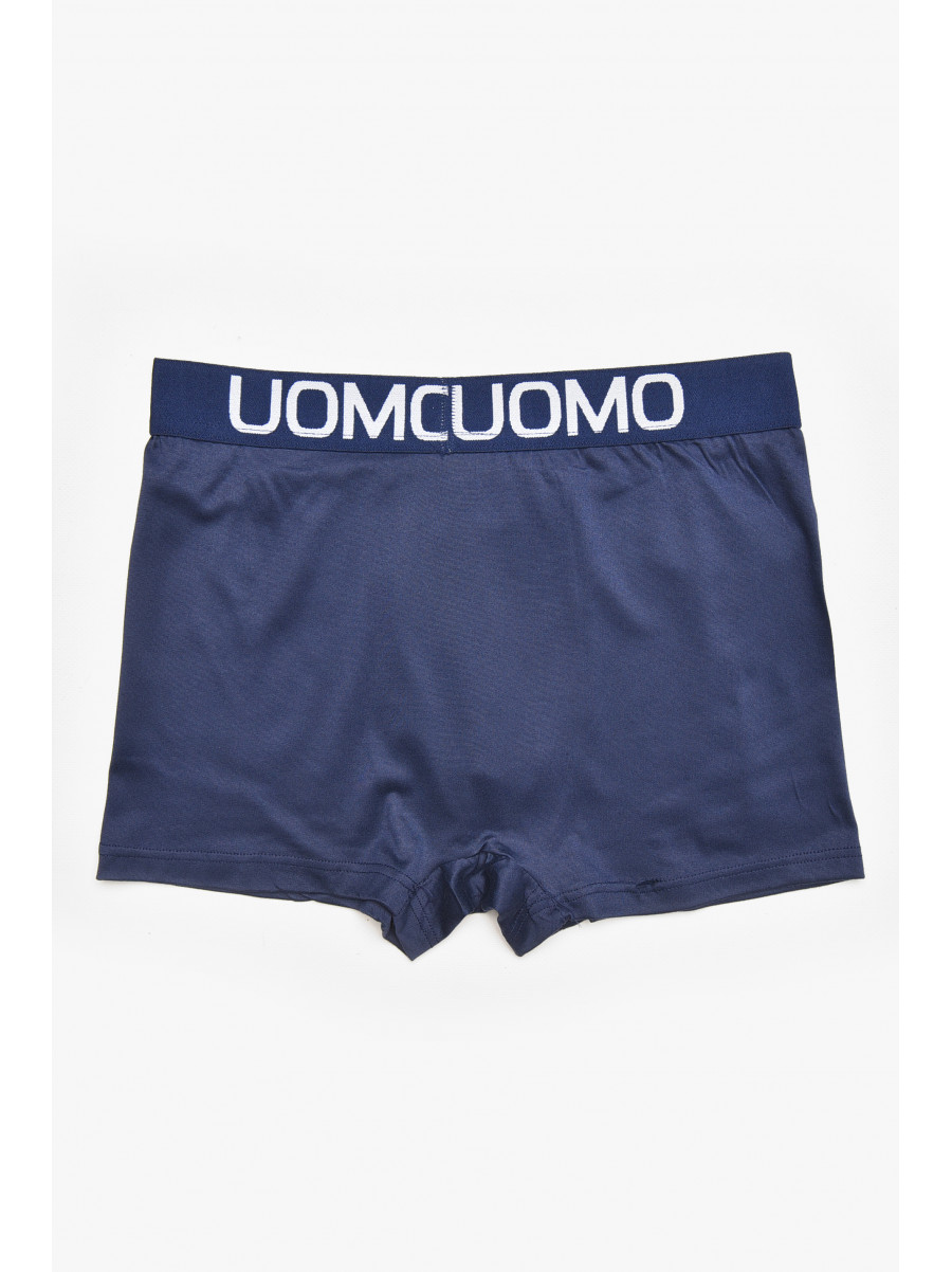Боксеры мужские тёмно-синего цвета с принтом D5104 211691C