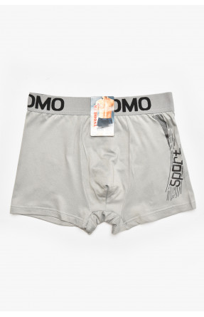 Боксеры мужские серого цвета с принтом D5104 211692C