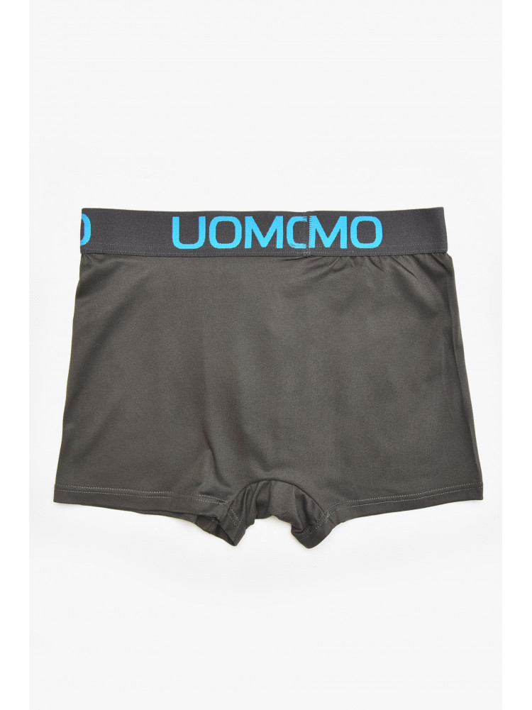 Боксеры мужские тёмно-серого цвета с принтом D5104 211694C