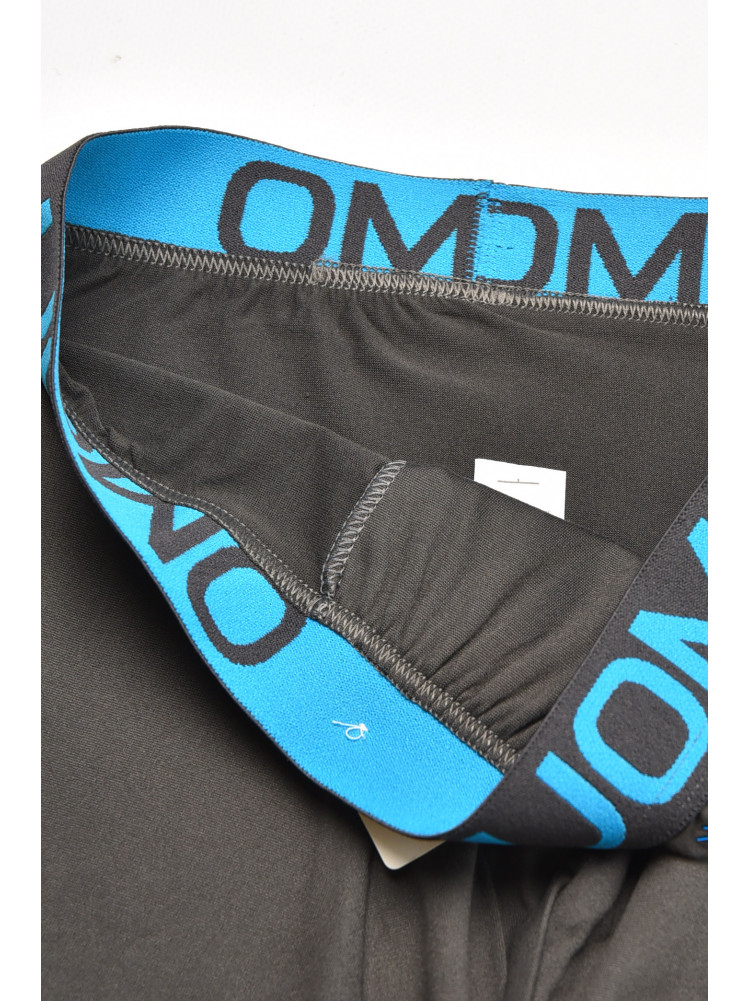 Боксеры мужские тёмно-серого цвета с принтом D5104 211694C