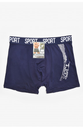 Боксеры мужские тёмно-синего цвета с принтом Z064 211695C