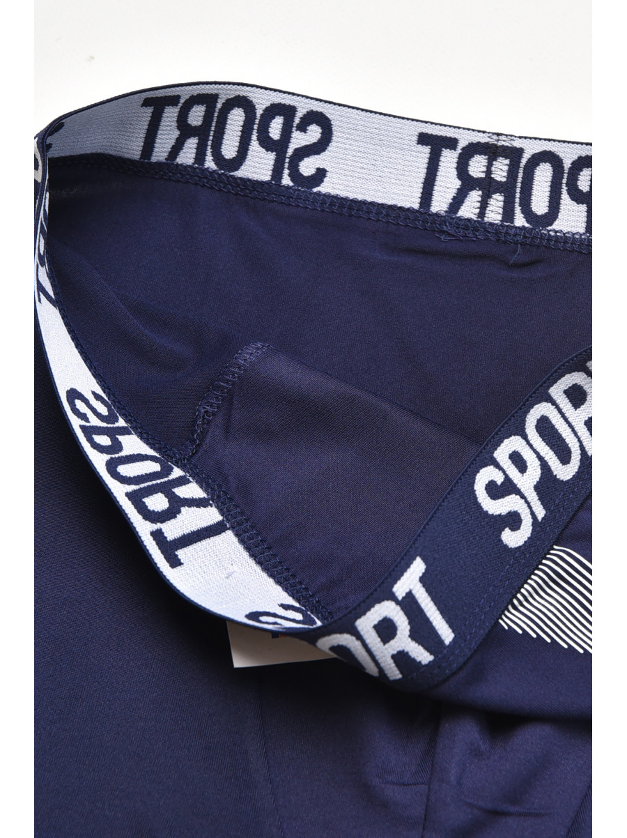 Боксеры мужские тёмно-синего цвета с принтом Z064 211695C