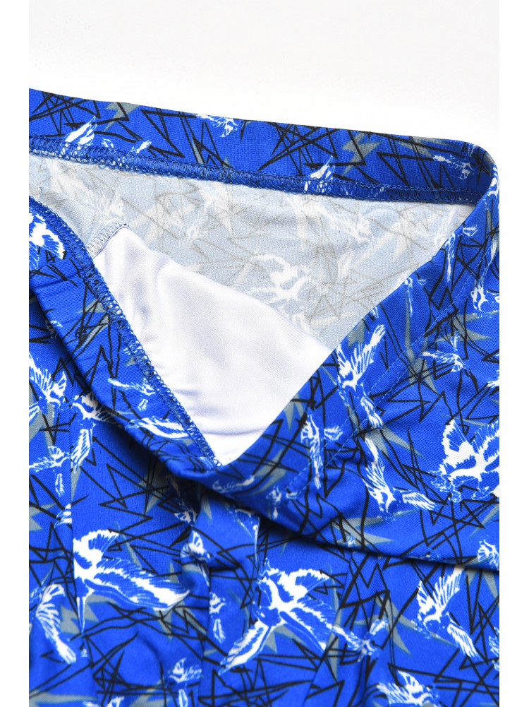 Боксеры мужские синего цвета с принтом 211698C