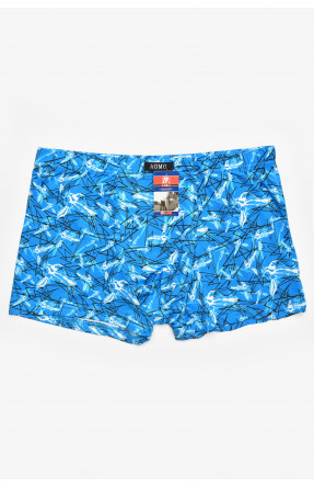 Боксеры мужские голубого цвета с принтом 211699C Боксеры мужские голубого цвета с принтом 211699C