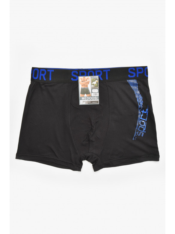 Боксеры мужские черного цвета с принтом Z064 211702C