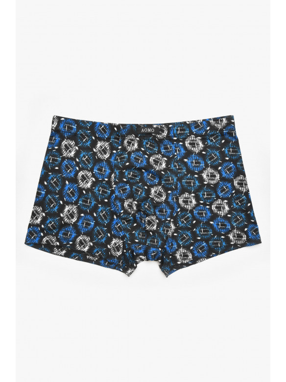 Боксеры мужские черного цвета с принтом 211704C