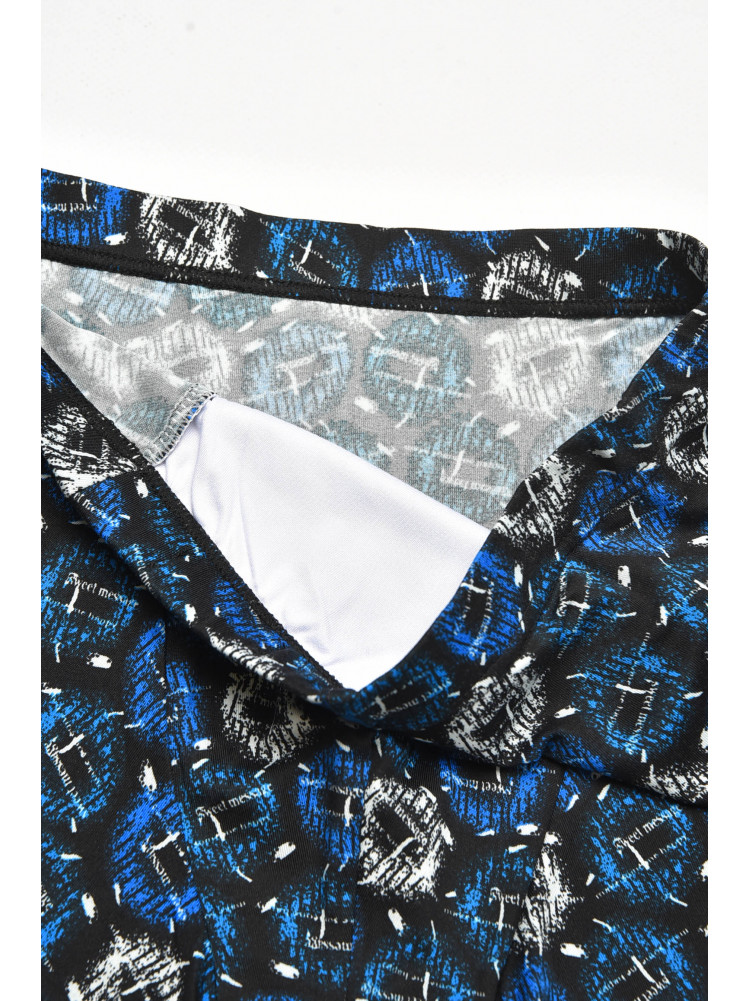 Боксеры мужские черного цвета с принтом 211704C