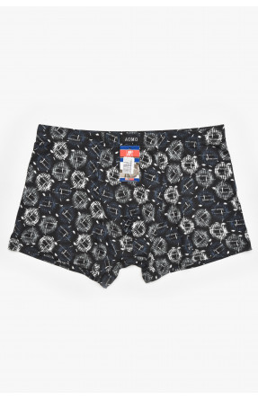 Боксеры мужские черного цвета с принтом 211705C Боксеры мужские черного цвета с принтом 211705C