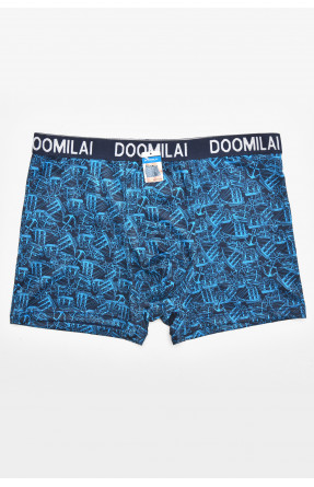 Боксеры мужские тёмно-синего цвета с принтом DO1876 211712C