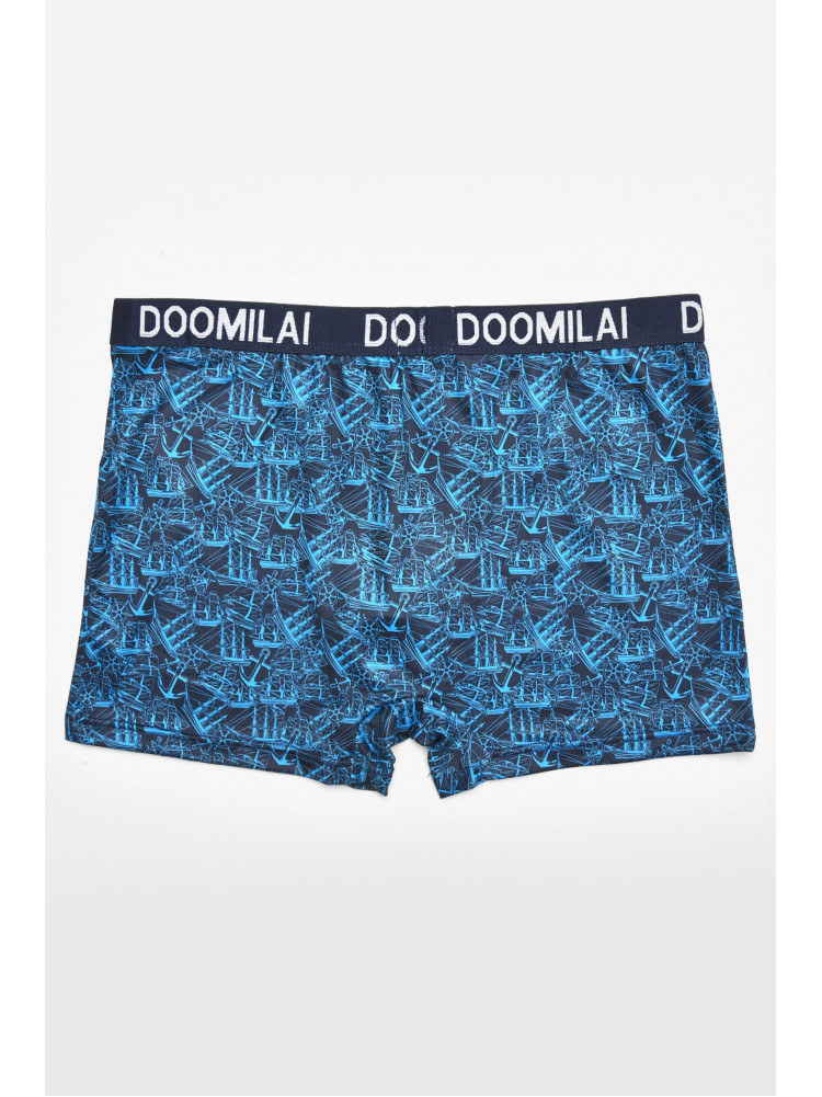 Боксеры мужские тёмно-синего цвета с принтом DO1876 211712C